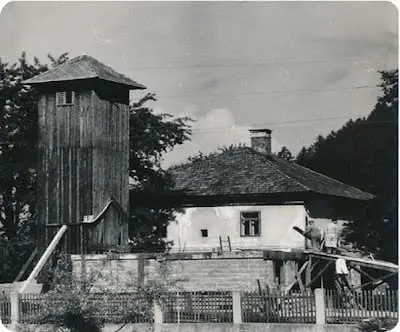 Gradnja gasilskega doma leta 1962